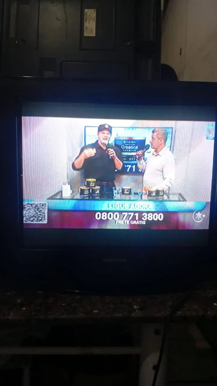 TV Samsung utrislin 21 polegadas com controle e  conversor  - Foto 3