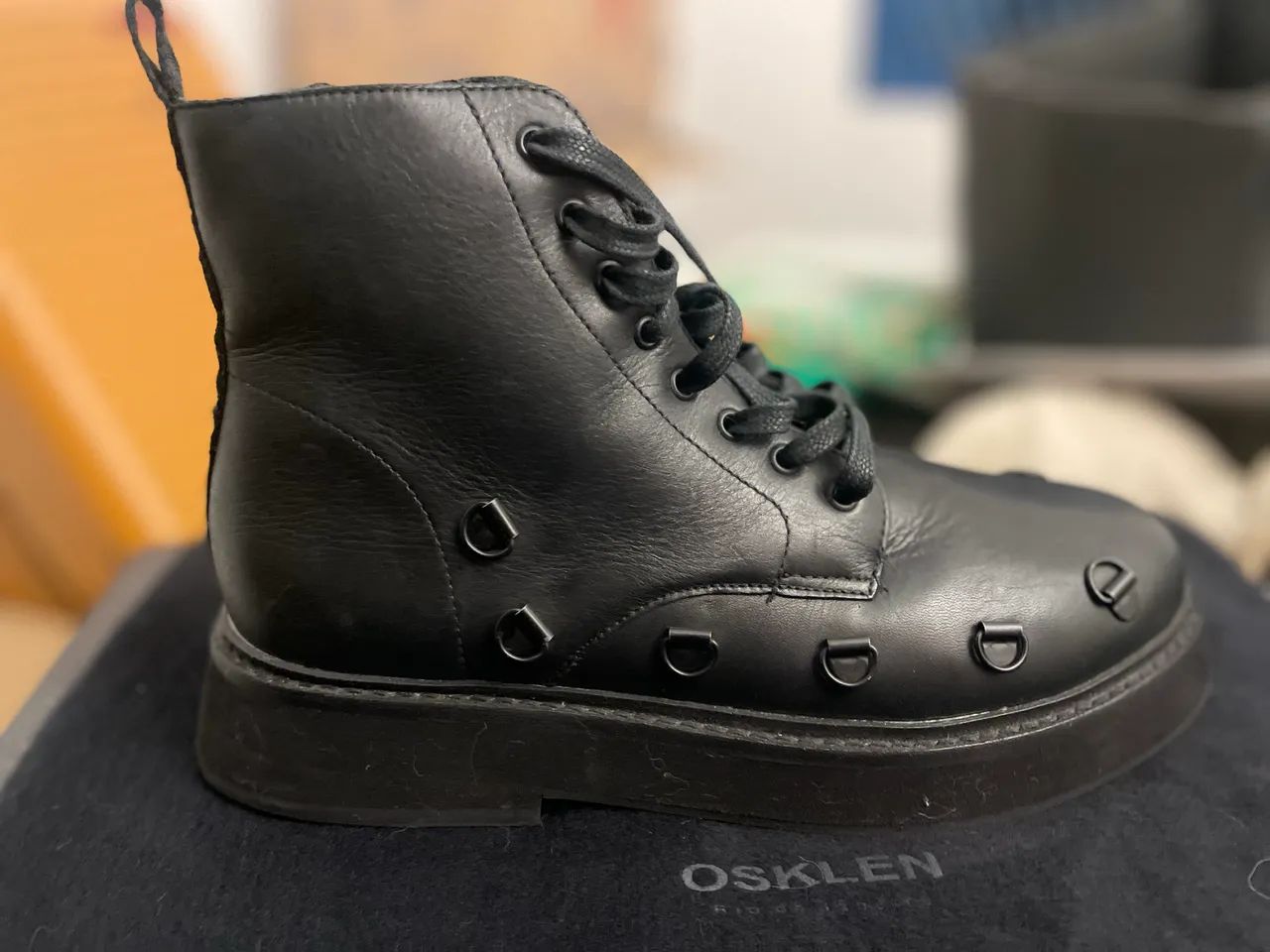 Osklen bota preta - sem uso 36  - Foto 4