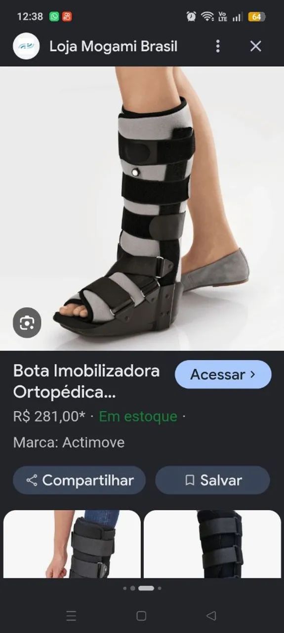 Bota ortopédica 