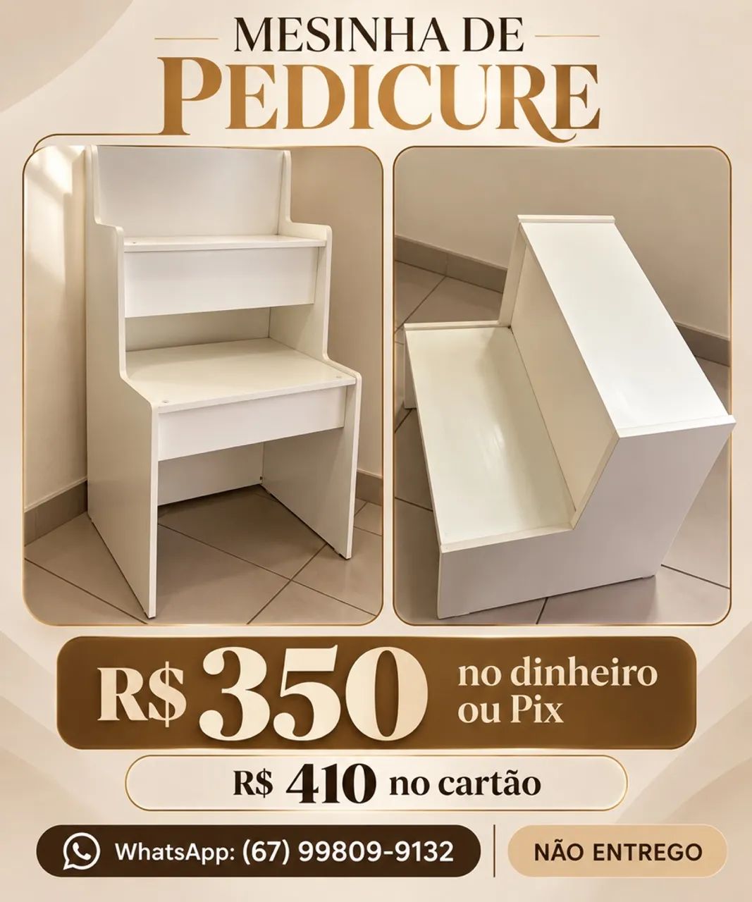 Mesa de pedicure 