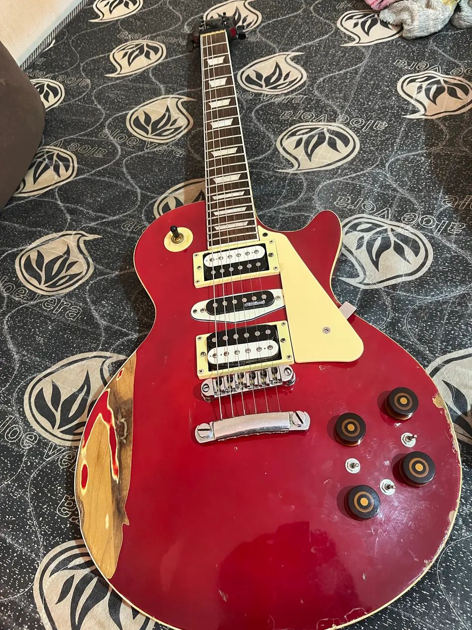 GUITARRA LES PAUL CUSTOMIZADA + CAPA ACOLCHOADA - Foto 4