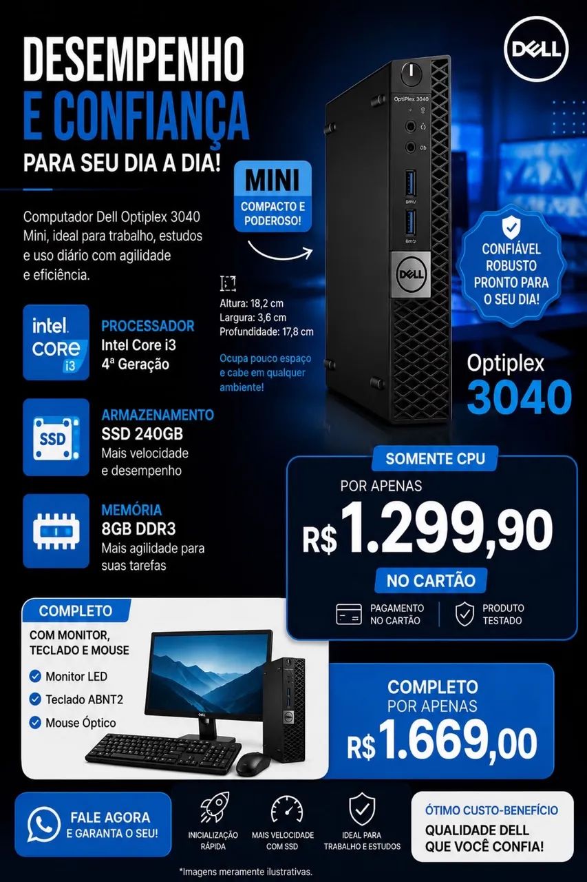 CPU DELL OPTILEX 3040