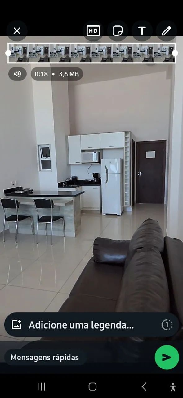 Apartamento, loft, studio mobiliado pronto para morar.  - Foto 2