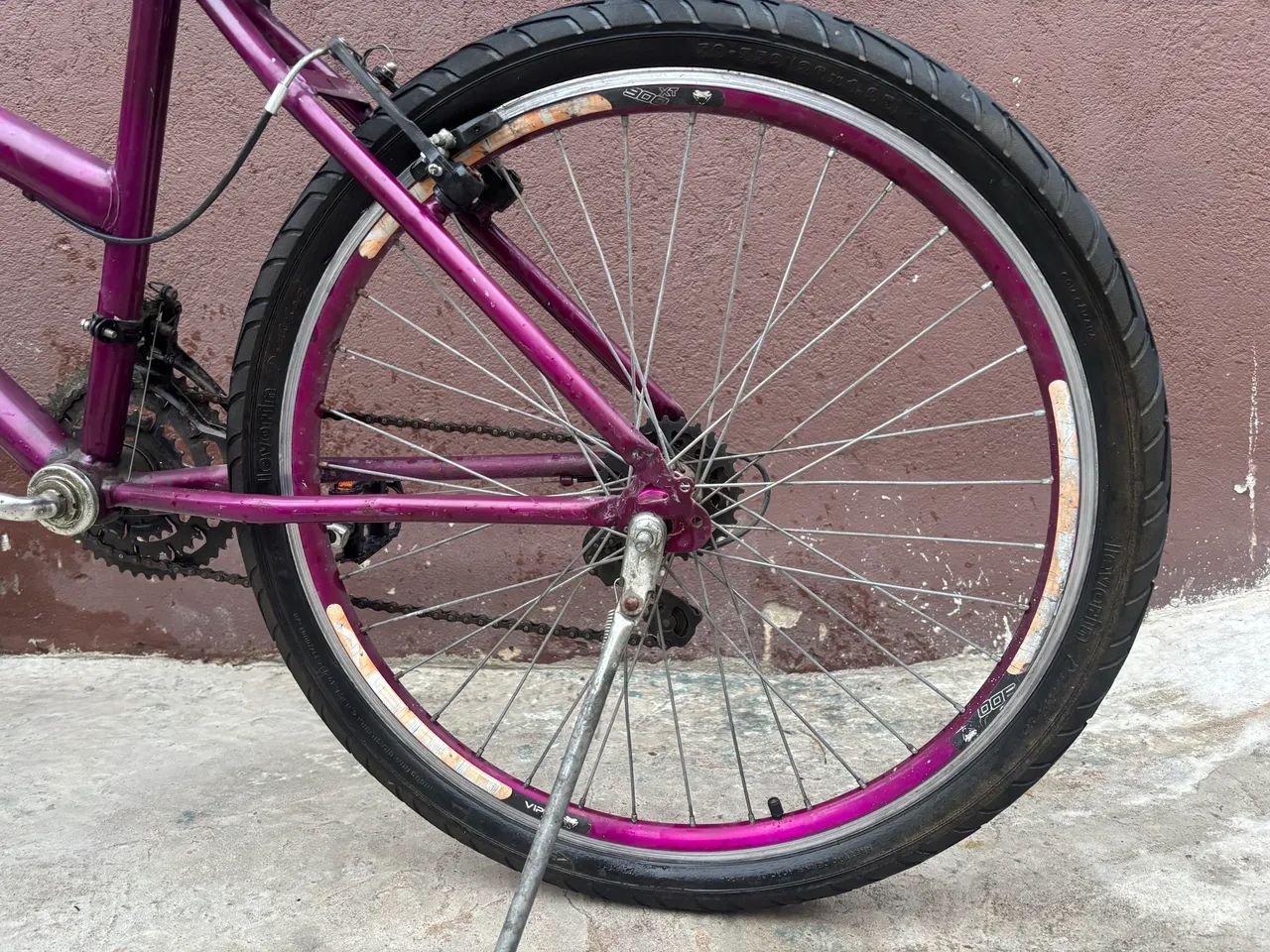Bicicleta Aro 26 Roxa - Foto 5