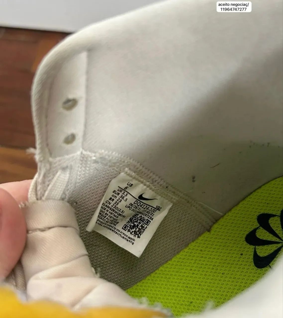 tênis nike blazer mid '77 next nature bege - Foto 5
