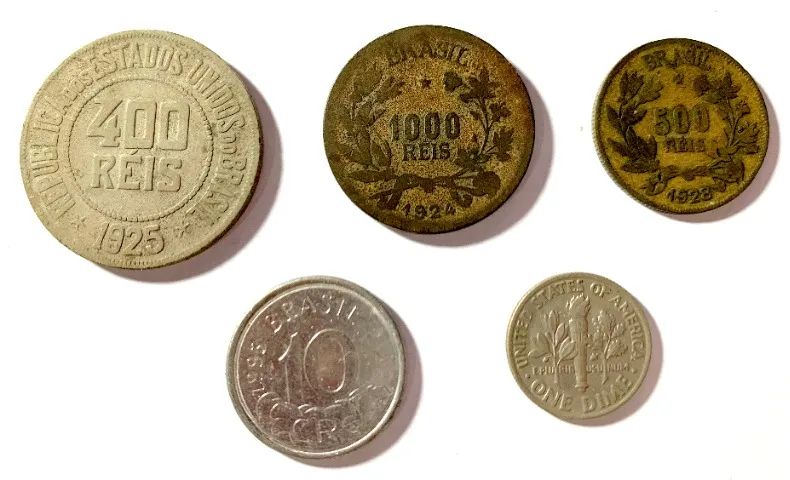 Moeda Antiga Moedas Coleção Numismática Raridade Presente Hobby
