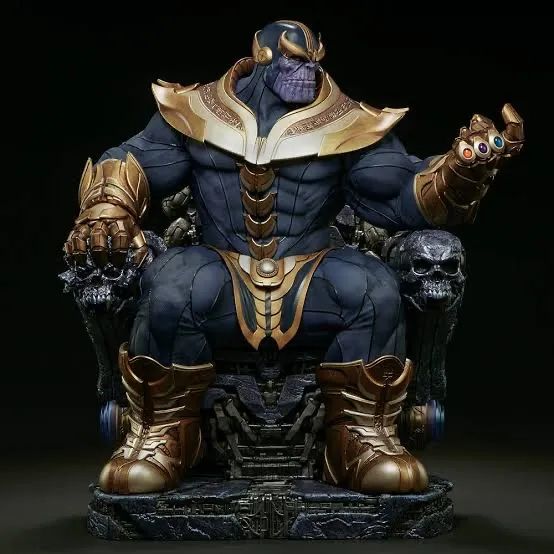Thanos no Trono 1/4 Sideshow Impecável  - Foto 4