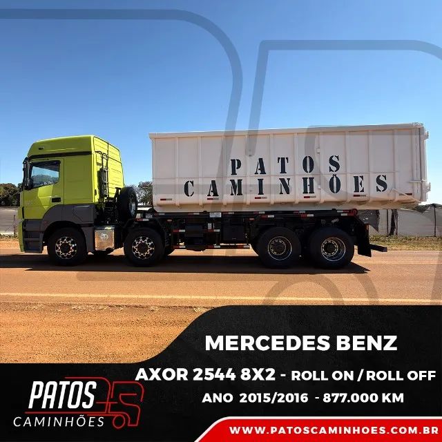 Mercedes Benz Axor 2544 8x2 Roll On / Roll Off 2015/2016 - Foto 9