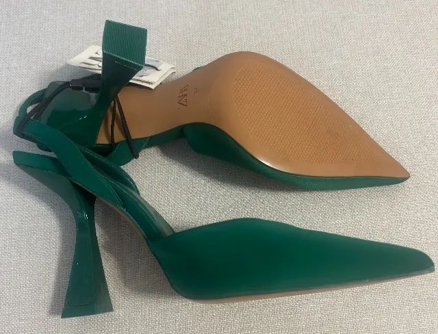Scarpins slingback da Zara - Foto 2