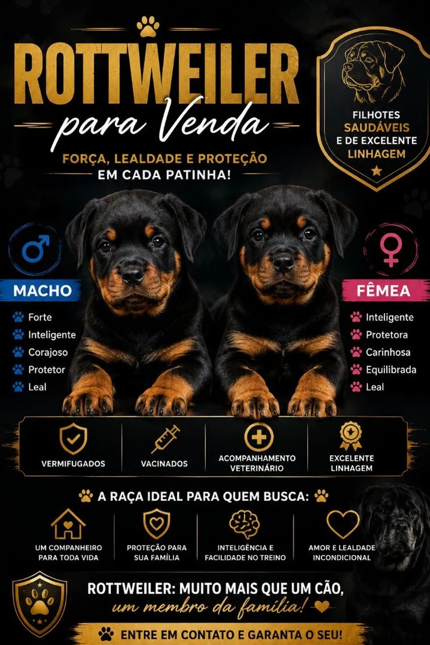 Cachorro Rottweiler 