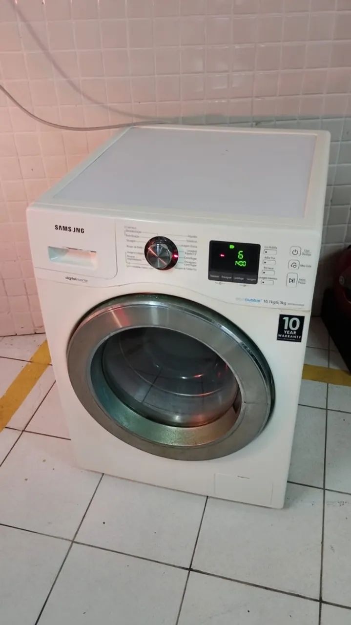 Lava e seca samsung EcoBubble digital inverter - Foto 2