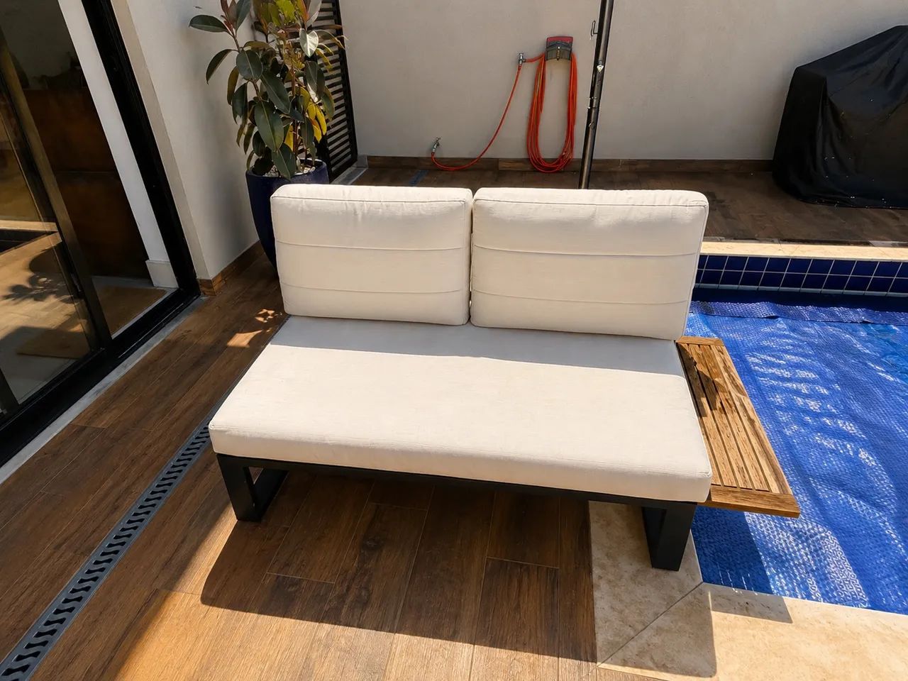 Conjunto de Sofá para Área Externa com Mesa para Piscina/Varanda - Foto 2