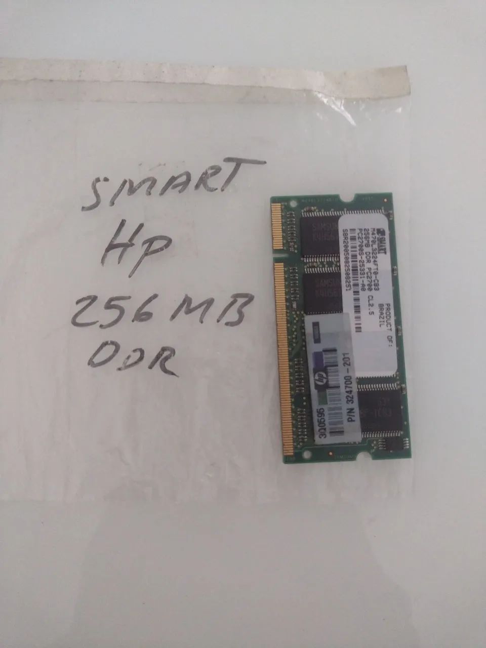 Memória ram HP256MB DDR whatsapp *