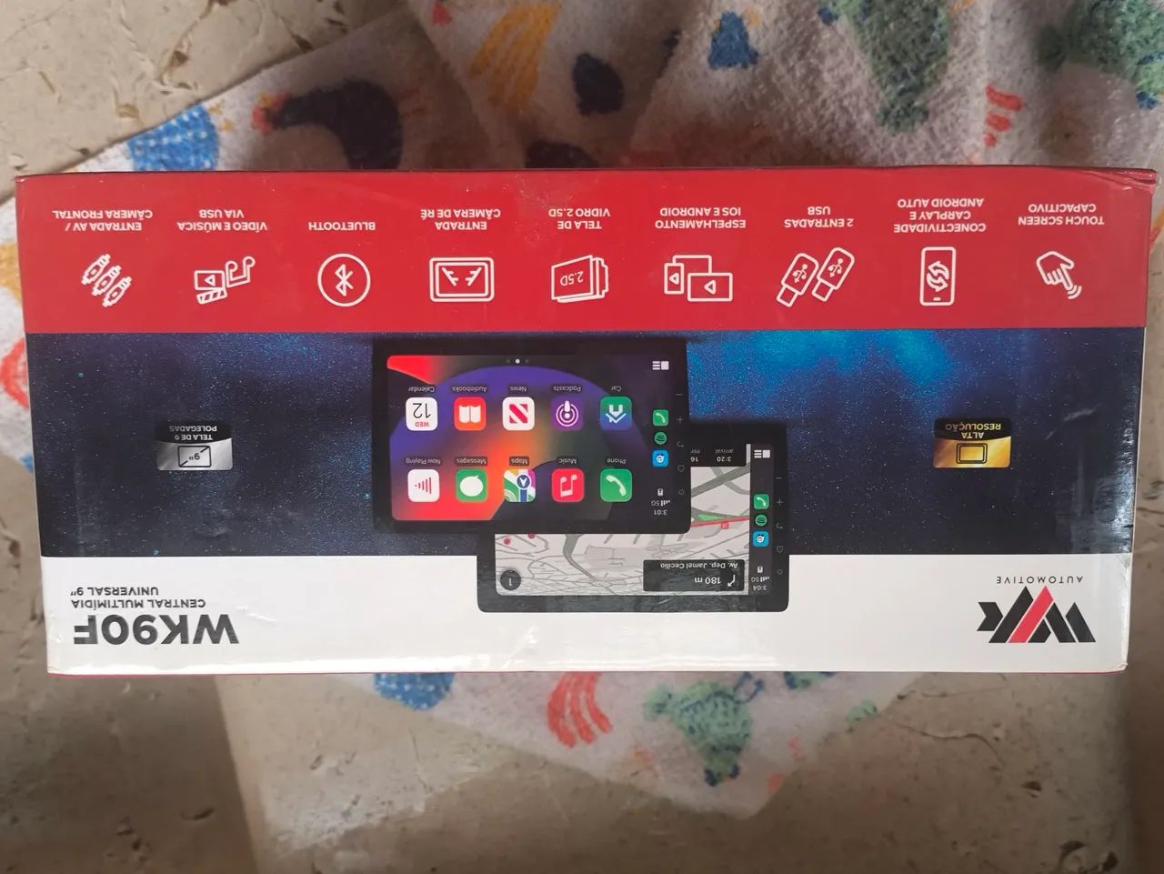 Vendo aparelho multimídia novo 9 polegadas 