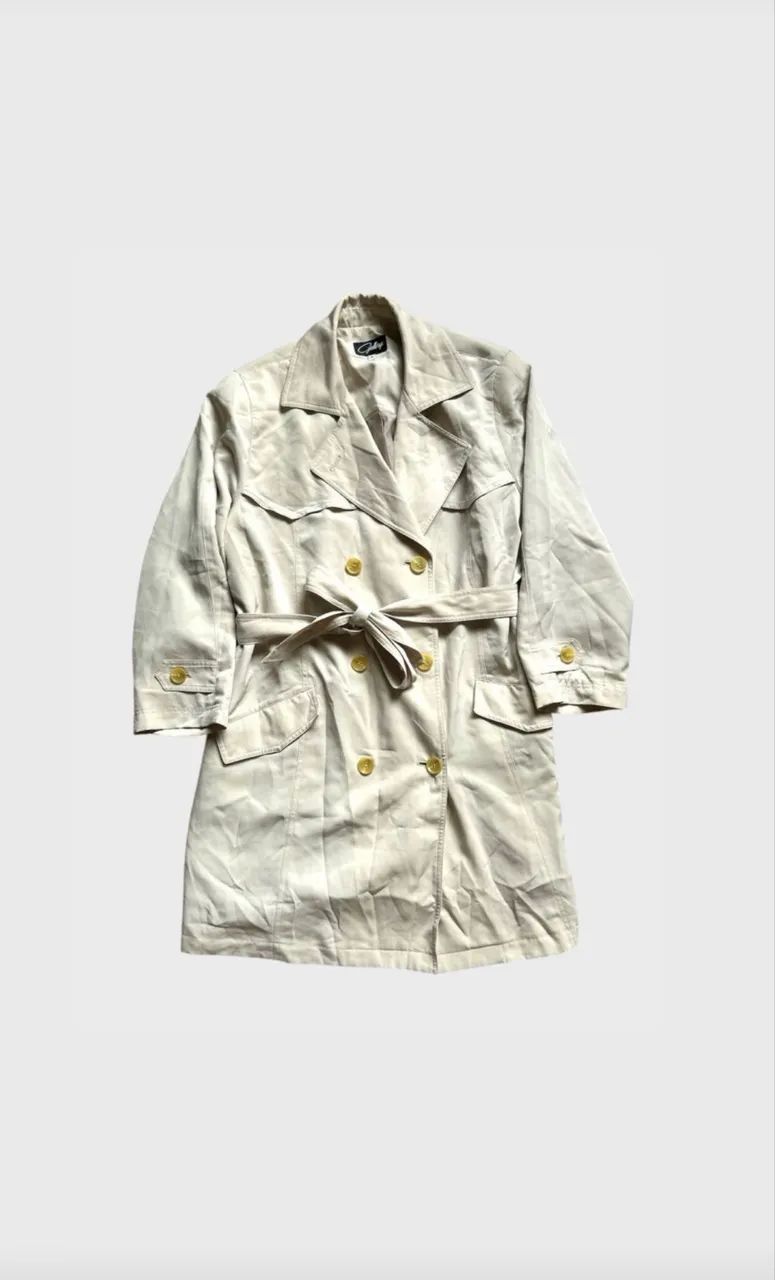 Trench coat creme 