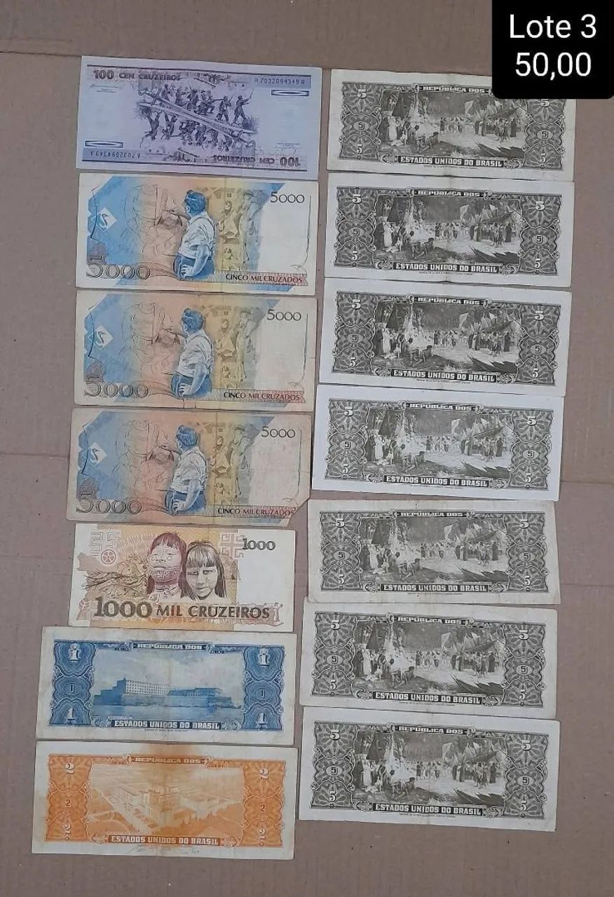 Lote cédulas antigas - Foto 2