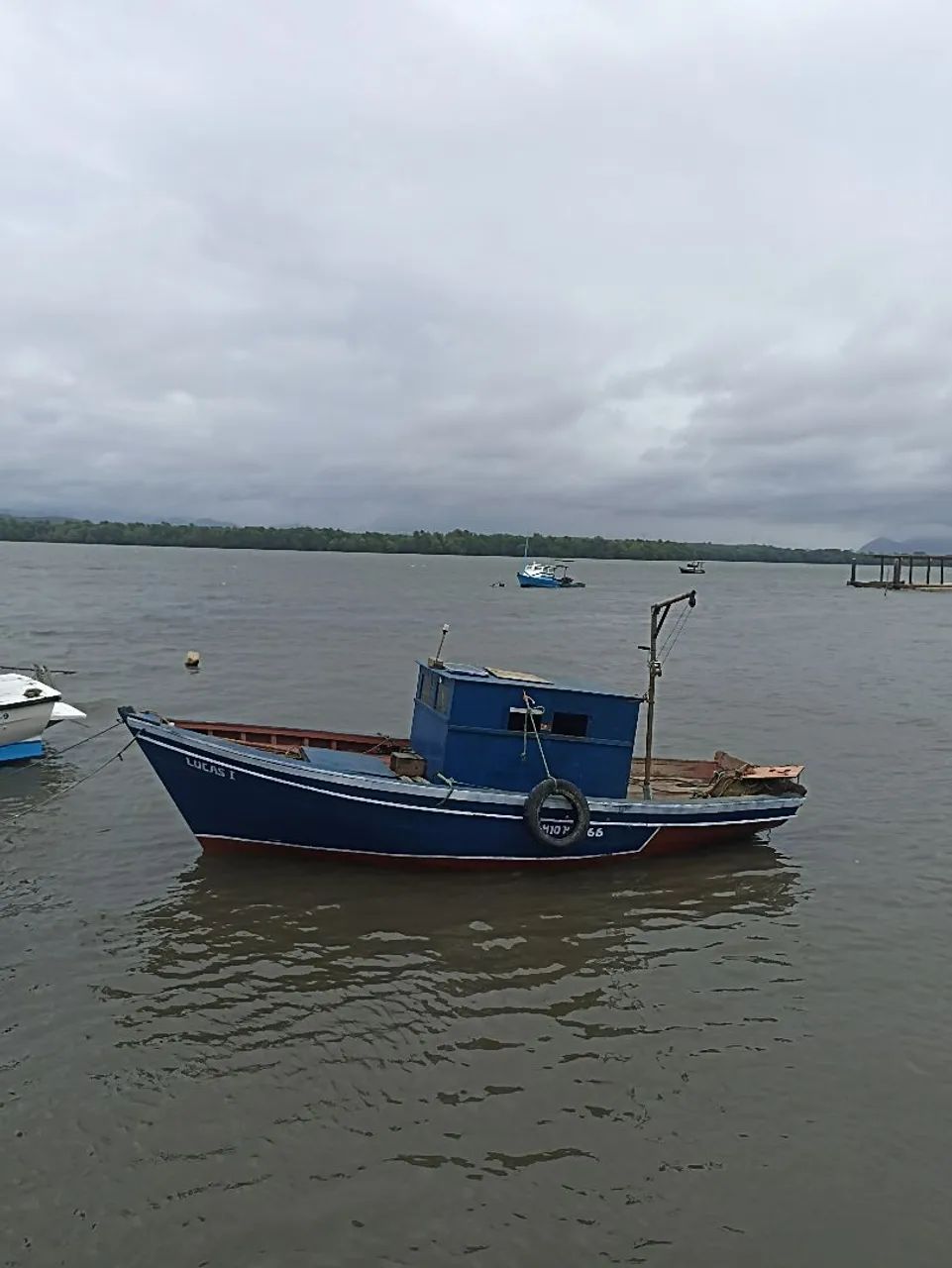 Barco de madeira 