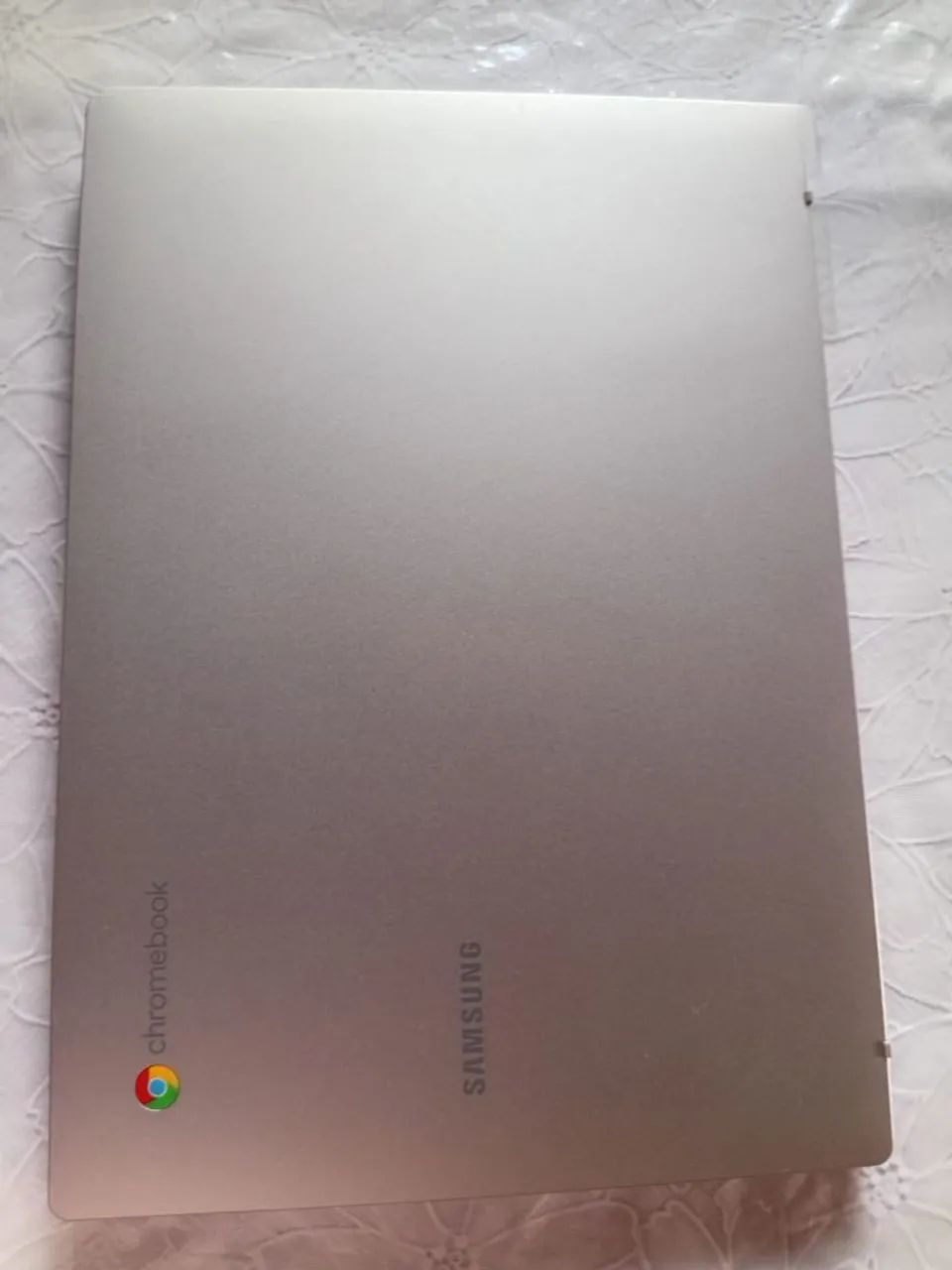 Chromebook Samsung Série 4 (Silver/Prata) + Carregador Original - Foto 4