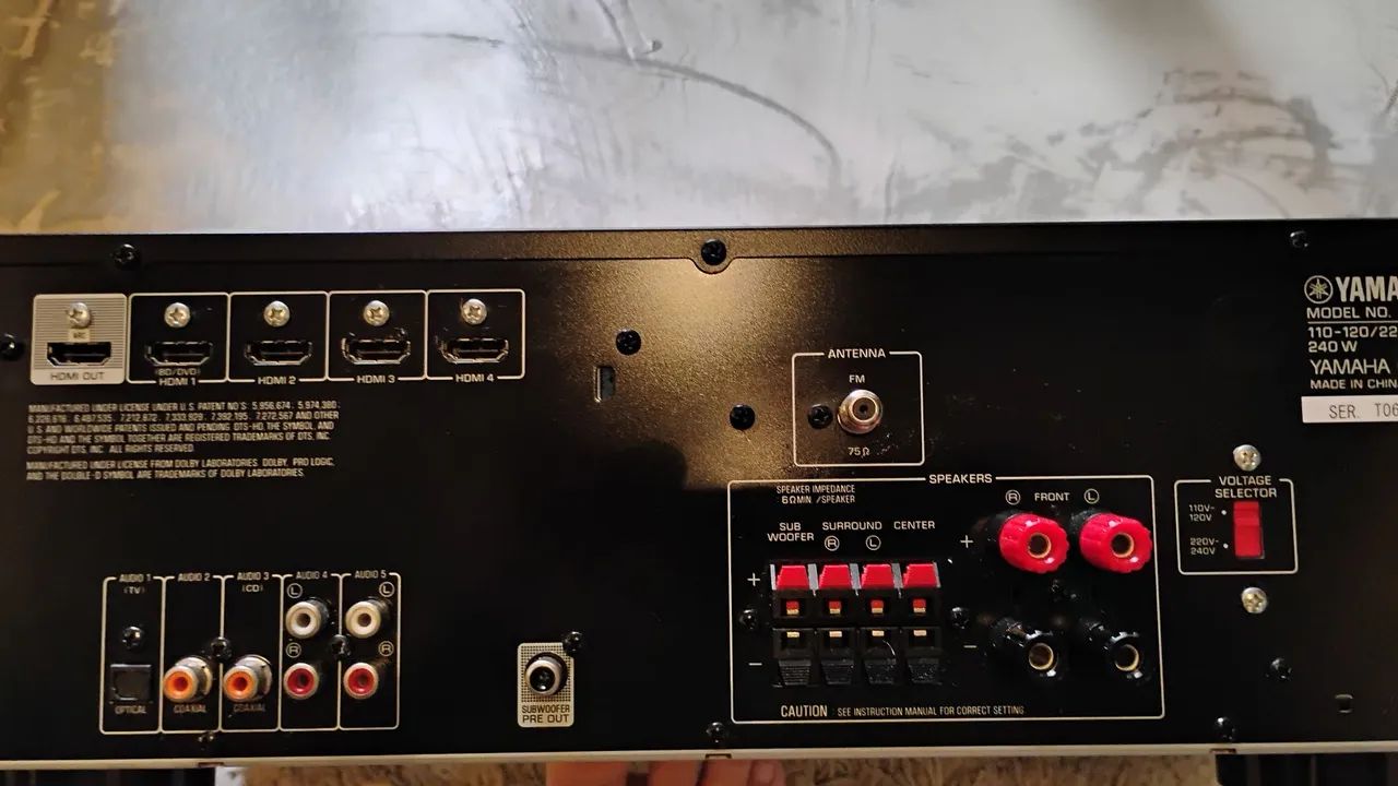 Receiver Yamaha HTR 2067 - Foto 5