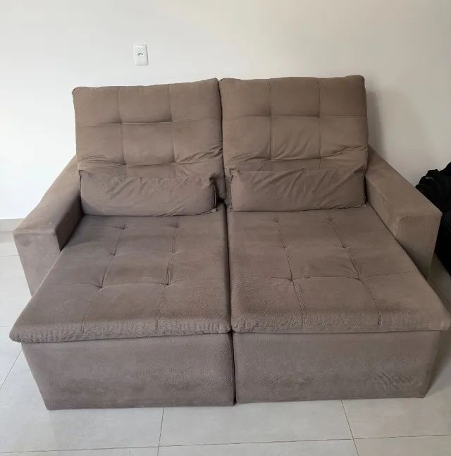 Sofá retrátil 2 lugares - Foto 4