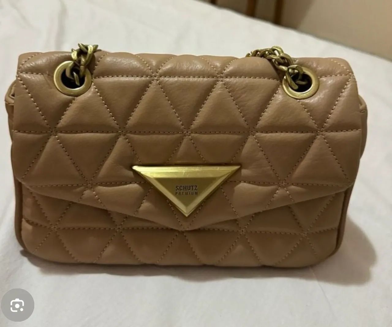 Bolsa Schutz 944 amêndoa média  - Foto 2