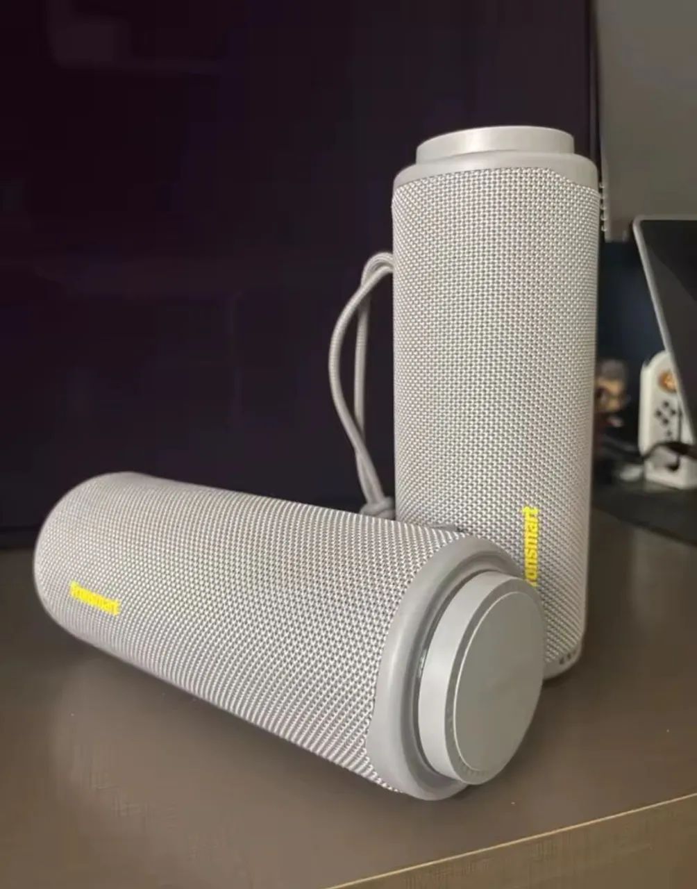 CAIXA DE SOM BLUETOOTH TRONSMART T8 (40W RMS) - COR CINZA GRAFITE - Foto 4