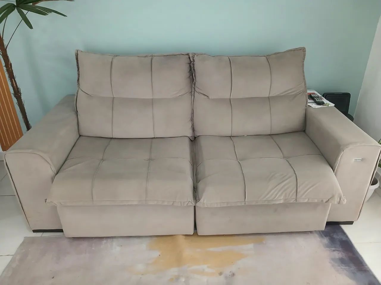  Sofá Retrátil e Reclinável Kappesberg 2 Lugares - Super Confortável e Bem Conservado!