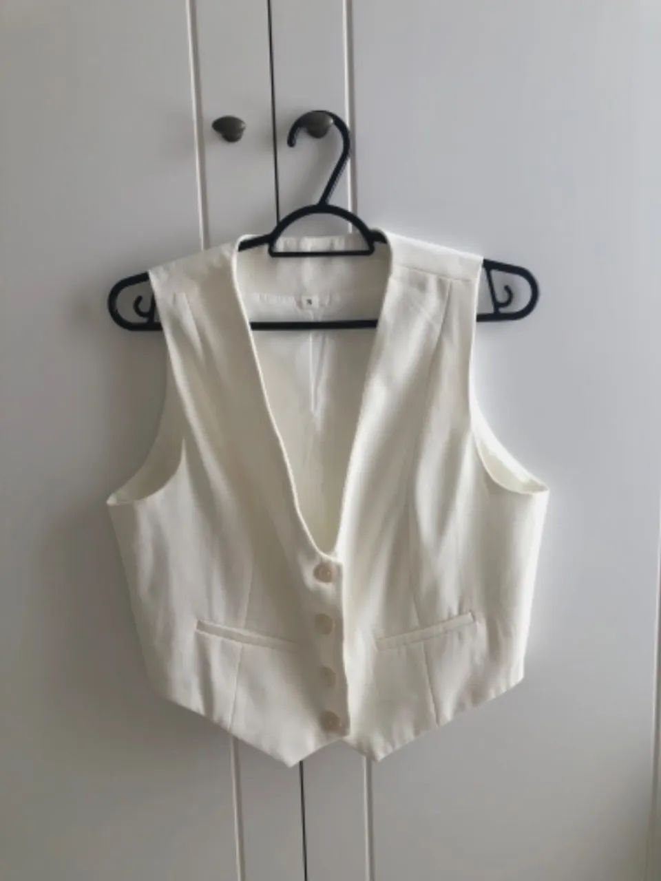 Colete Off White Shein