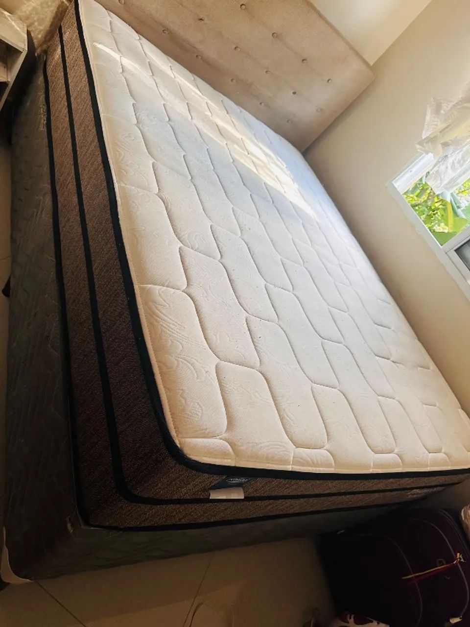 VENDO CAMA BOX + COLCHÃO DE CASAL! - Foto 3