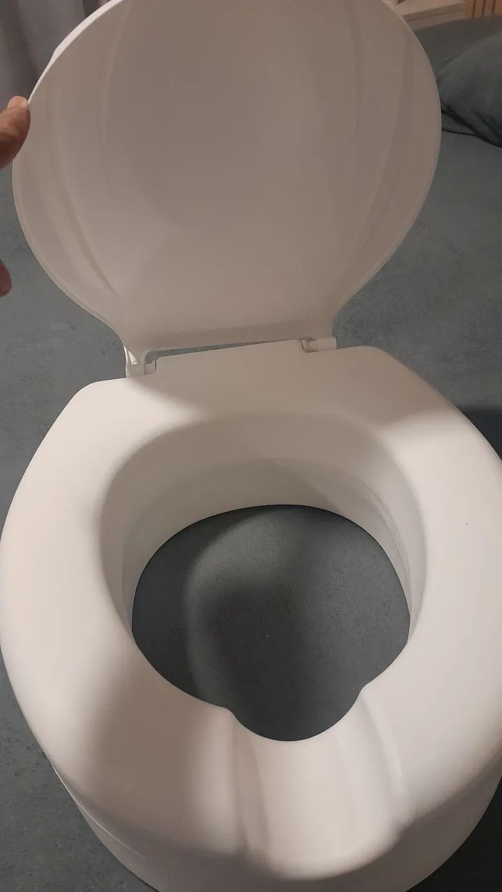 Tampa de vaso  elevação idoso - Foto 2