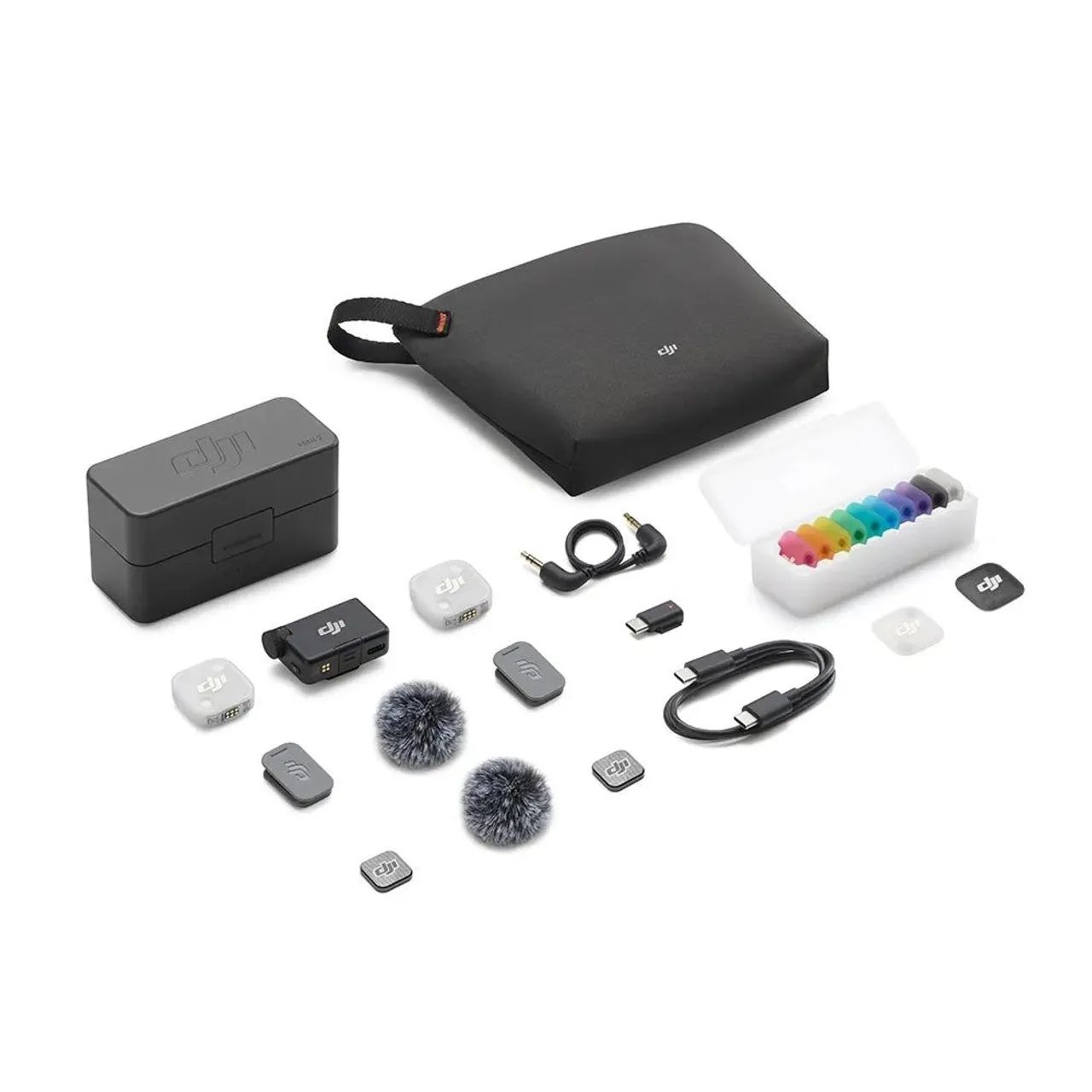 Dji Mic Mini 2 - Completo com capinhas coloridas - Foto 2