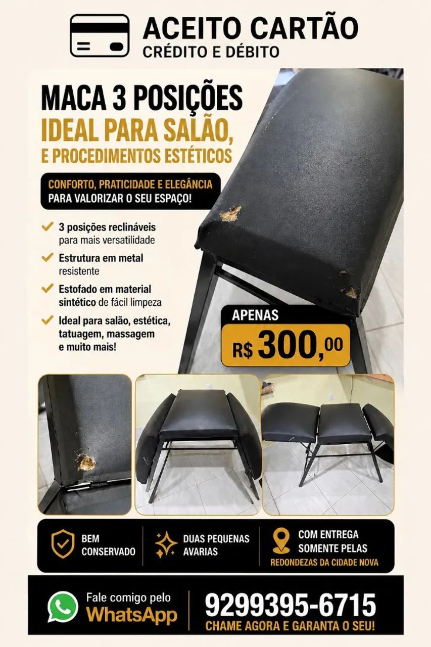 Vendo maca de estetica