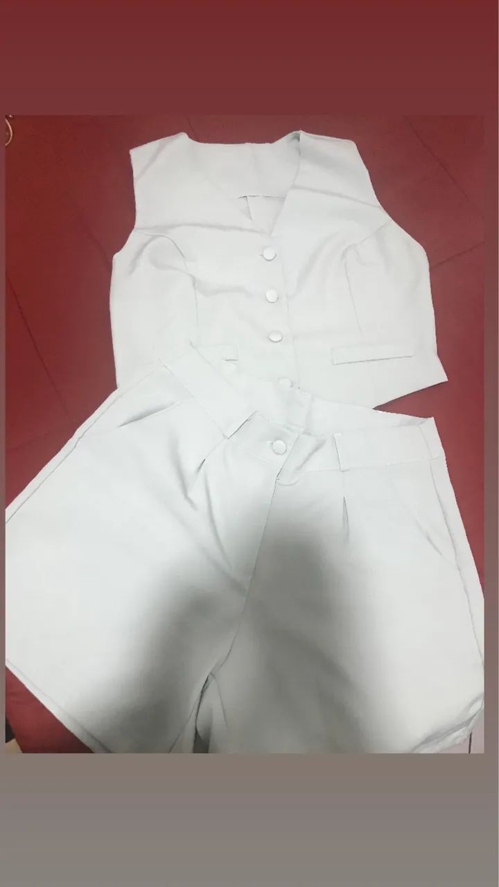 Conjunto alfaiataria-verde menta.