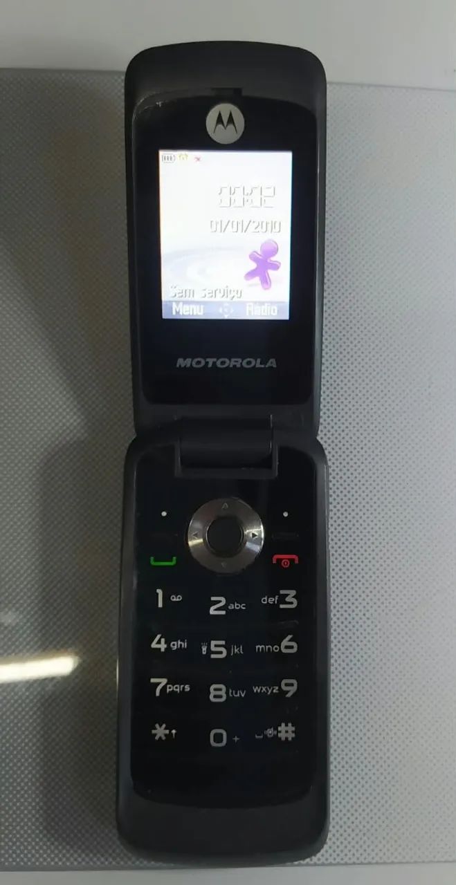  MOTOROLA WX295 PRETO  - RARIDADE!  CELULAR  ANOS  2010