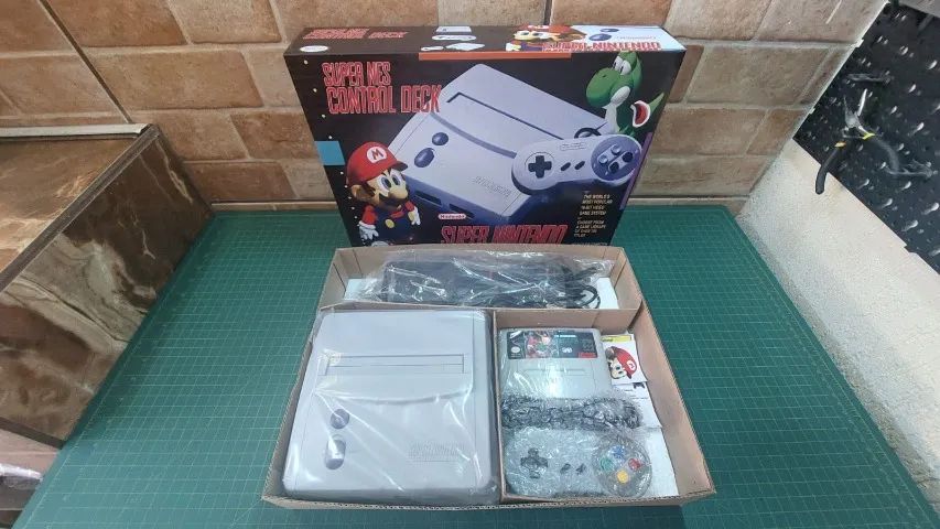 Videogame Super Nintendo Baby Completo Original na Caixa + Jogo - Foto 2
