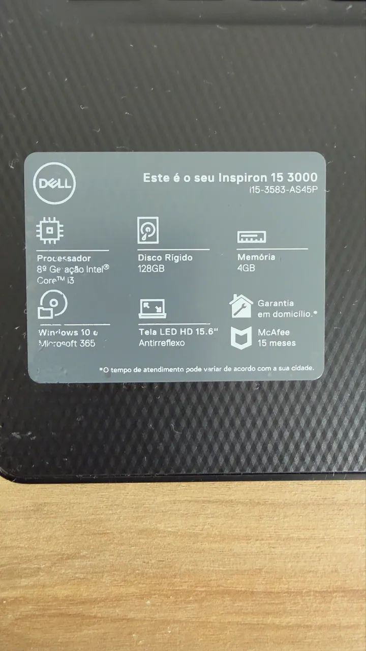 Notebook Inspirion 15  - Foto 3