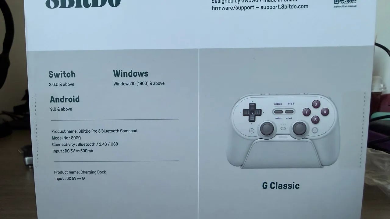 Controle 8BitDo Pro 3 Bluetooth + Dock de Carregamento - Foto 3