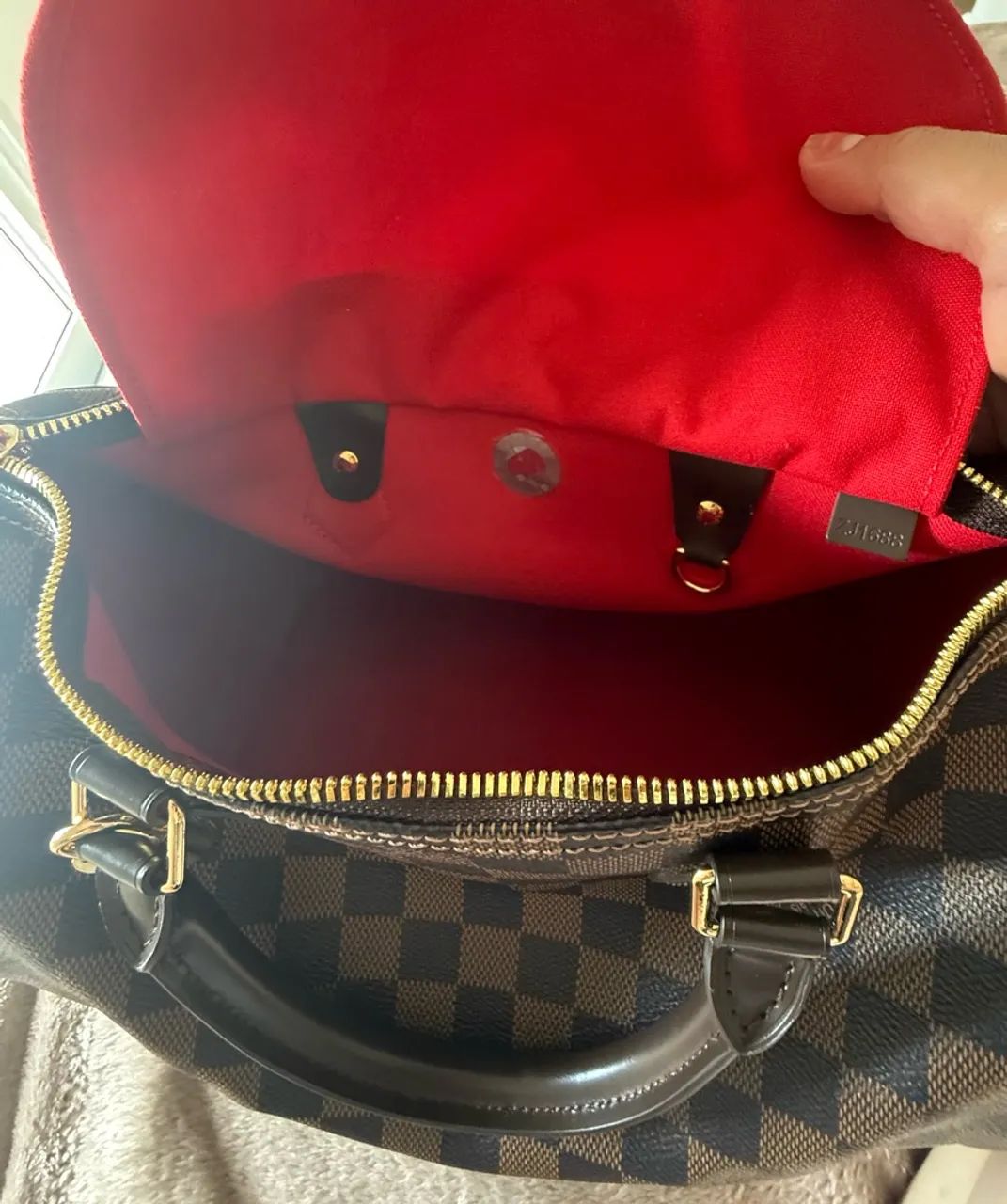 Bolsa Speedy 30 Damier Ebene  - Foto 5