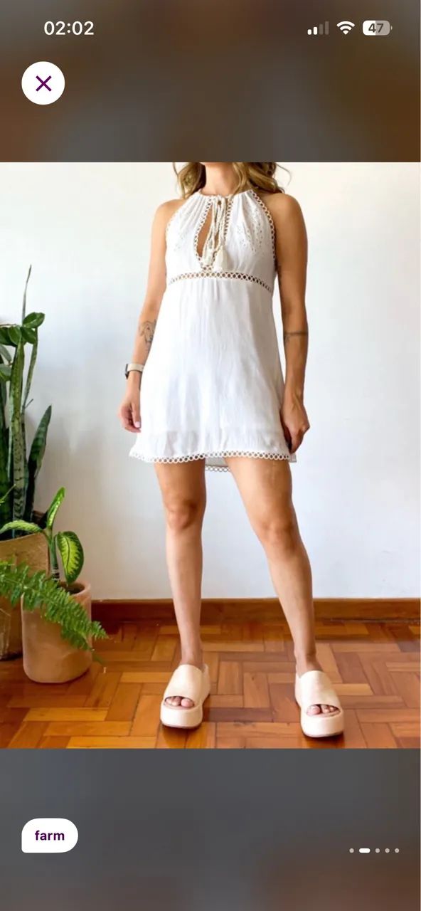 VESTIDOS FARM qualquer um R$100 - Foto 5