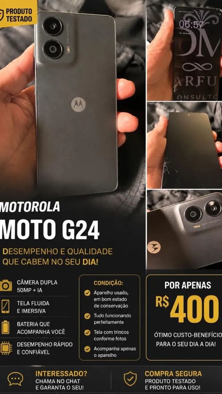 Celular Motorola G24 