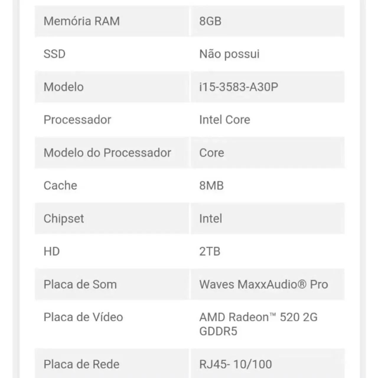 Notebook Dell inspiron I7 2TB HD i7 SSD 256GB - Foto 3
