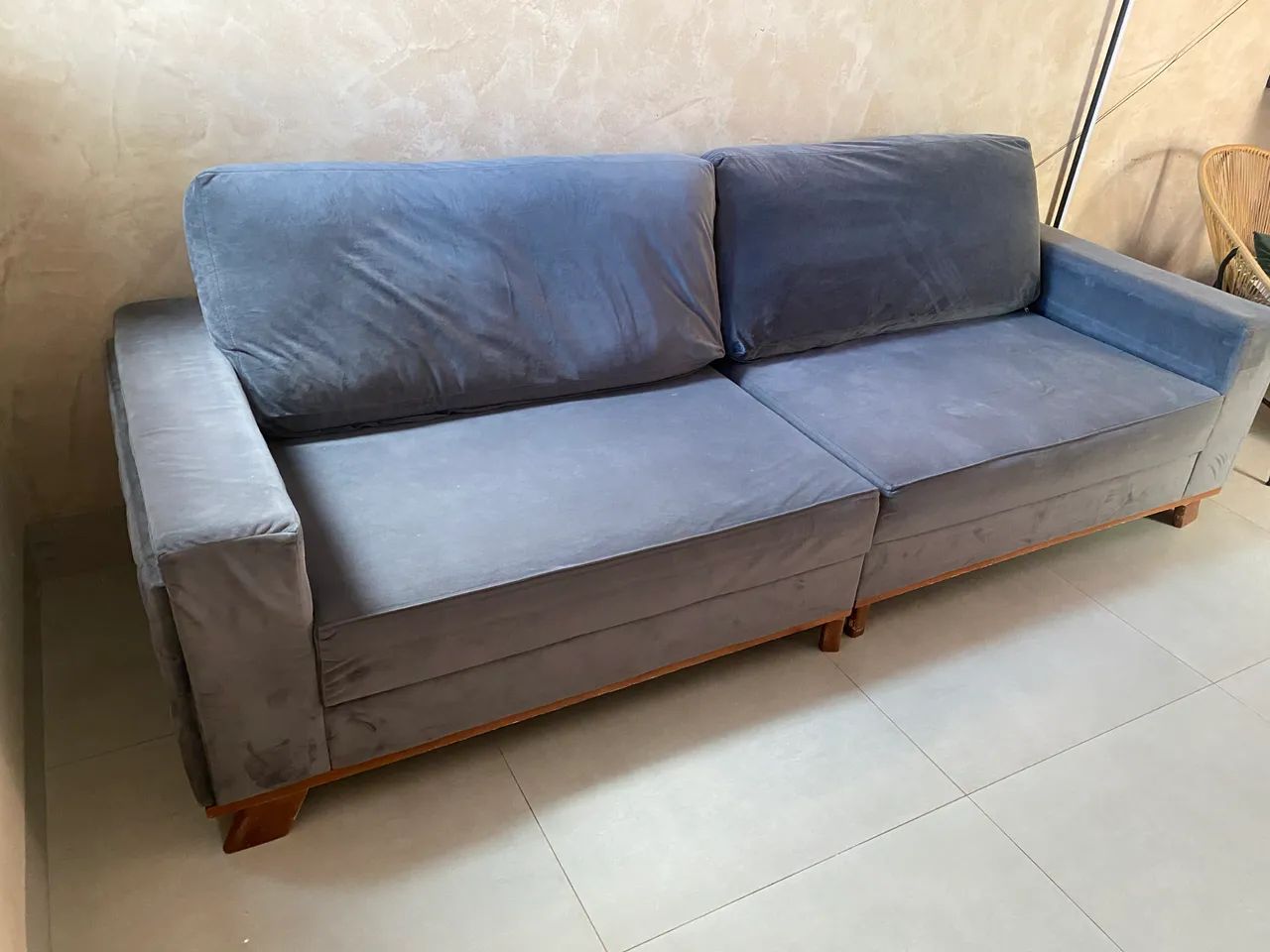 Vendo sofá cinza  - Foto 3
