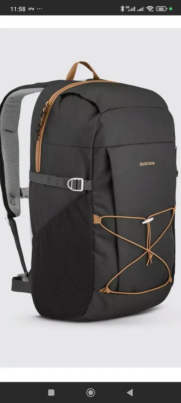 Mochila de trilha e viagem Quechua Arpenaz 30L  - Foto 4