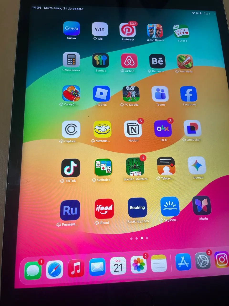 iPad 9ª Geração 64GB Wi-Fi - Prata - Foto 3