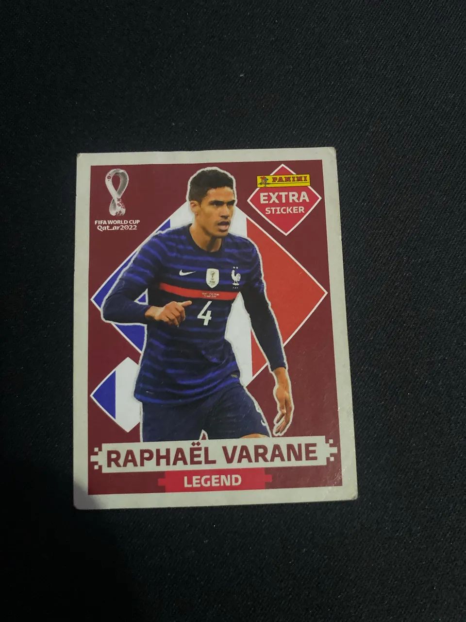 Figurinha Legend Panini 2022 Bordô - Foto 3