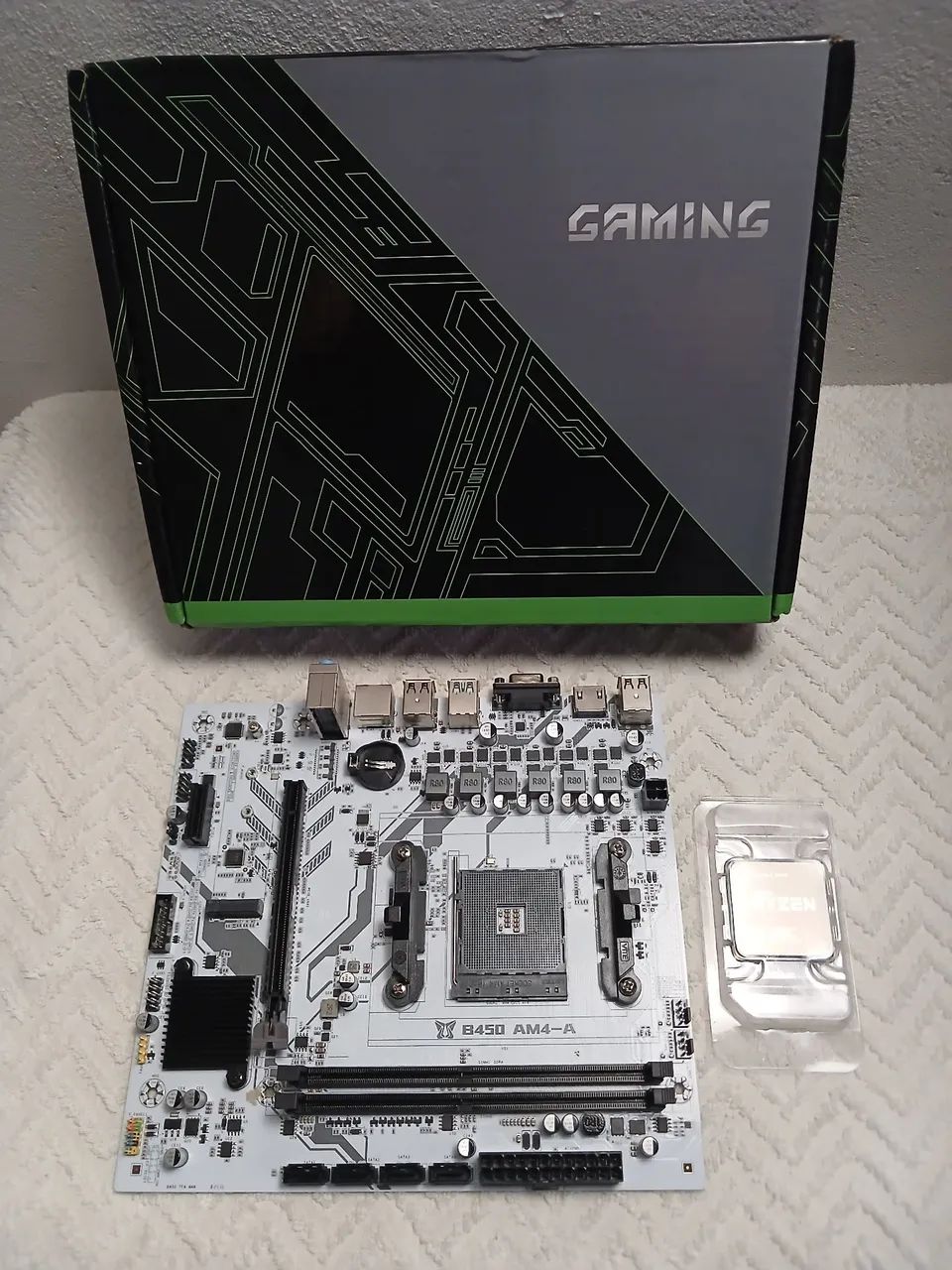 Kit  Placa mãe B450  + Processador Ryzen 2600  - Foto 2