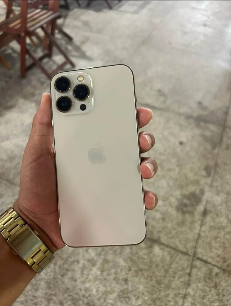 APPLE IPHONE 13 PRO MAX 256 GB DOURADO - Foto 3