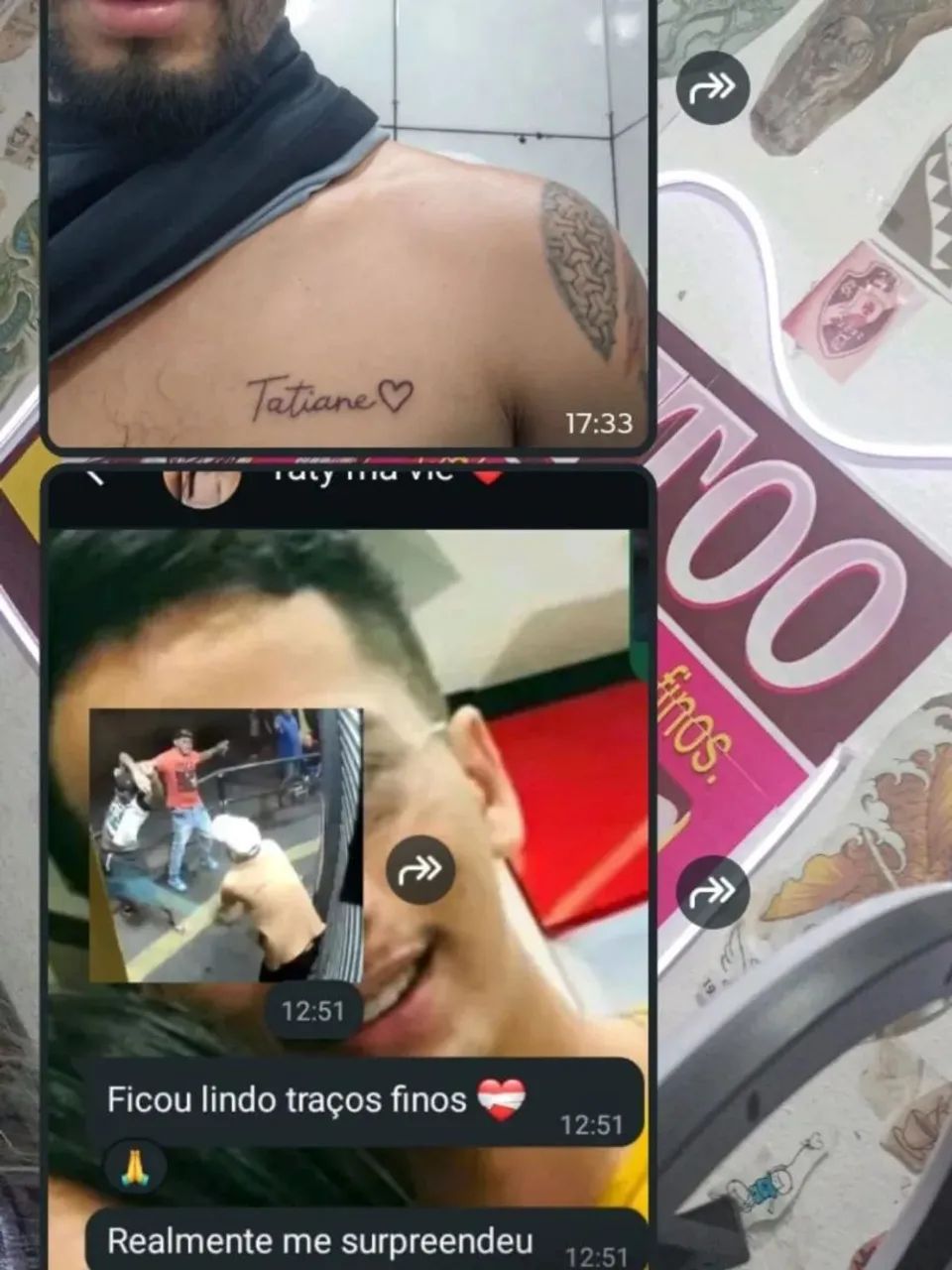 Promoção tattoo 5 tatuagem minimalistas por 100$  - Foto 5
