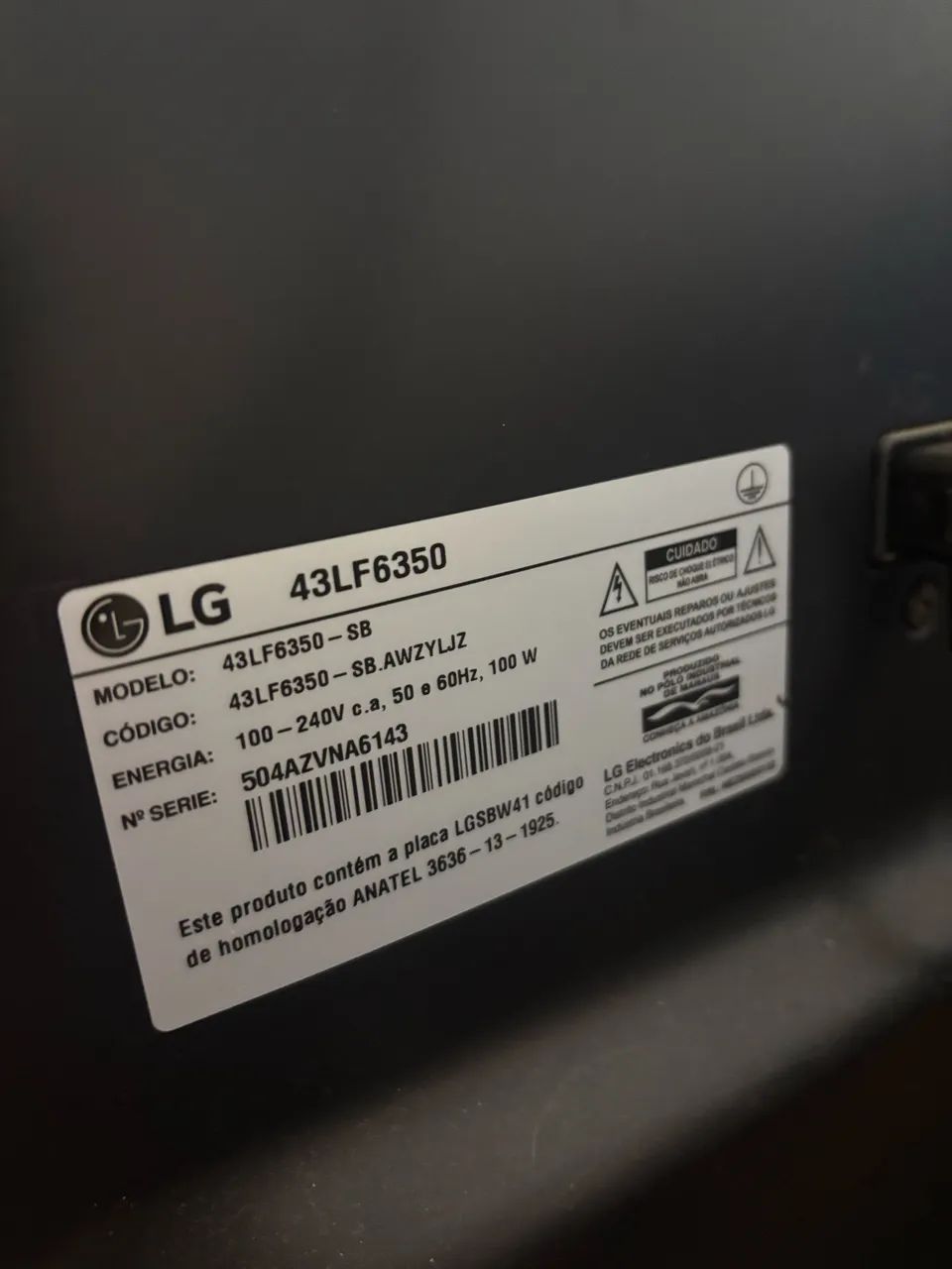 TV LG 43 polegadas  - Foto 4