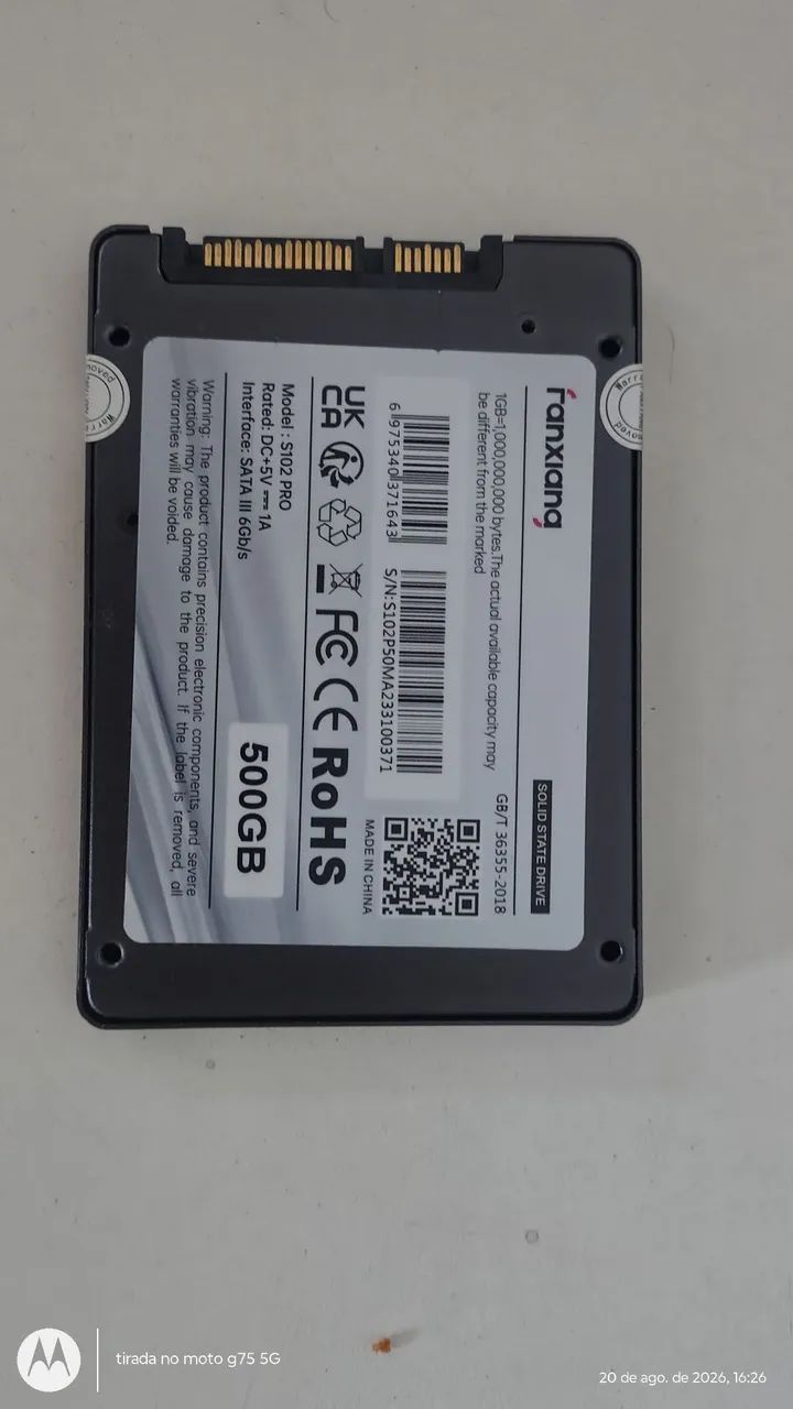 Sssd fanxiang sata 512gb - Foto 2
